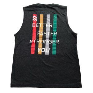 BARRY'S Fitness Athletic Shirt Gray.  Sleeveless. Workout. Size Men's 2